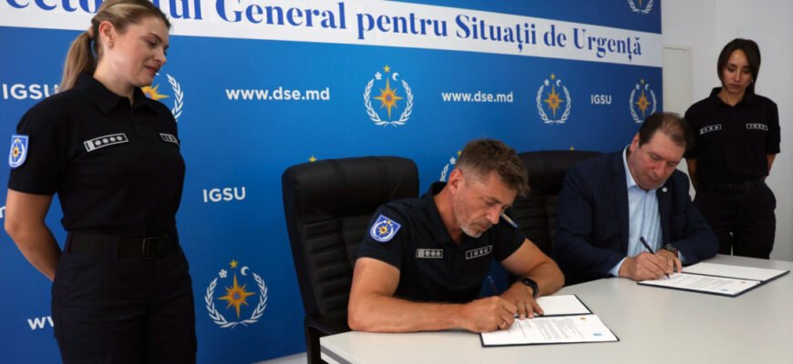IGSU și Asociația Surzilor din Moldova au semnat un acord pentru comunicare accesibilă în situații de urgență