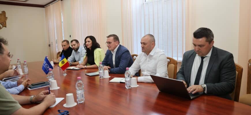 Directorul Serviciului Vamal a desfășurat o ședință de lucru cu reprezentanții Misiunii Organizației Internaționale pentru Migrație în Republica Moldova
